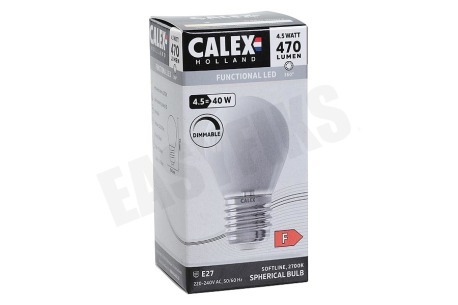 Calex 1101004800 LED Volglas Filament Softline Kogellamp 4,5W E27