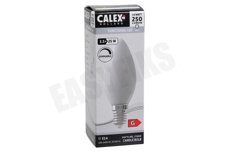 Calex 1101005400 LED Volglas Filament Softline Kaarslamp 3,5W E14