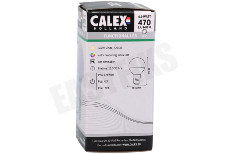 Calex 1301000800 LED Kogellamp 4,9W E14