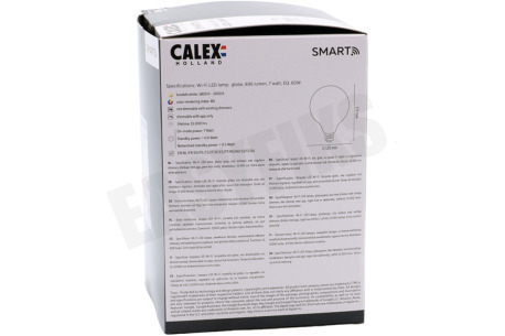 Calex Smart LED Filament Rustic Gold Globelamp E27 Dimbaar