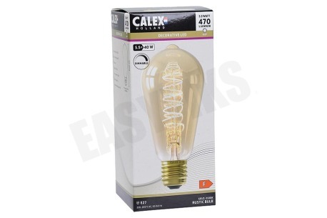 Calex 1001002000 LED Volglas Flex Filament Rustieklamp E27 5,5W