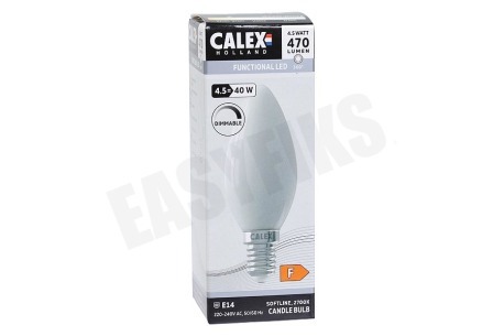 Calex 1101005900 LED Kaars B35 Softline Straight Filament E14 4,5W