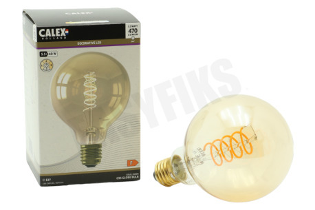 Calex 1001003400 Globe LED G95 Goud Flex Filament E27 5,5W