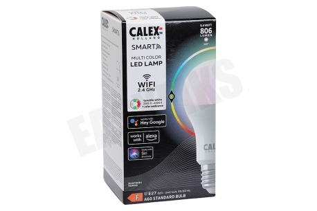 Calex Smart LED Standaardlamp E27 SMD RGB Dimbaar