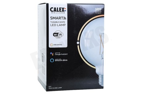 Calex Smart LED Filament Clear Globelamp E27 Dimbaar