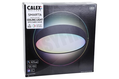 Calex Smart Fabric Ceiling Light RGB+CCT - 40cm
