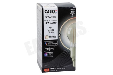 Calex Smart LED Filament Rustic Gold Kogellamp E14 Dimbaar