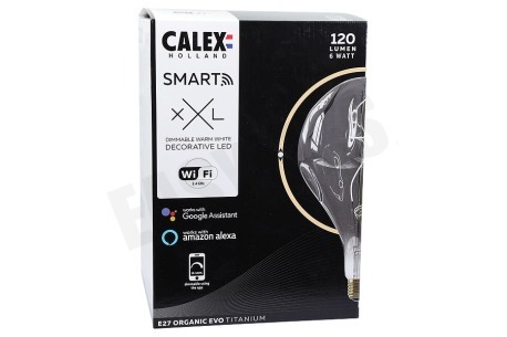 Calex Smart XXL Organic EVO Titanium 6W 120LM 2100K