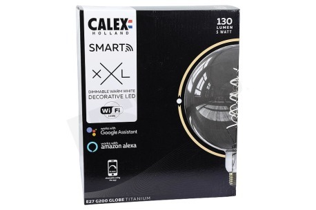 Calex Smart Led G200 Titanium 5W 130LM 2100K