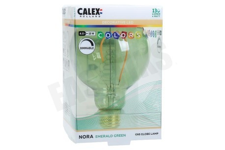 Calex Colors Nora G95 Emerald Green LED lamp 4W Dimbaar