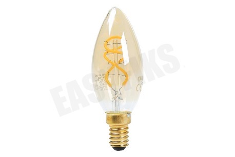 Calex Kaars LED lamp Flexible Filament Gold E14 Dimbaar