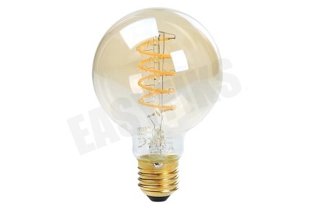 Calex Globe G80 LED lamp Flexible Filament Gold E27 Dimbaar