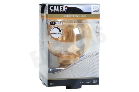 Calex Globe G80 LED lamp Crown Filament SMD E27 Dimbaar