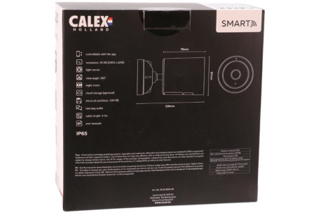 Calex 5501000600 Smart Outdoor Spotlight Camera
