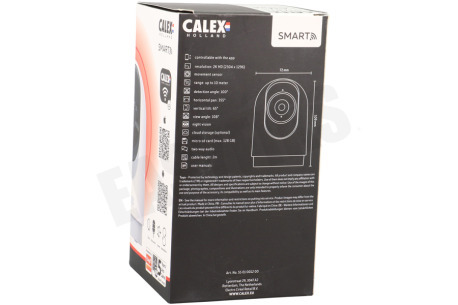 Calex 5501001200 Smart Pan & Tilt Camera, indoor