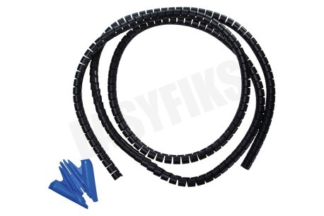 Easyfiks Kabelrits 15mm Zwart incl. hulpstuk