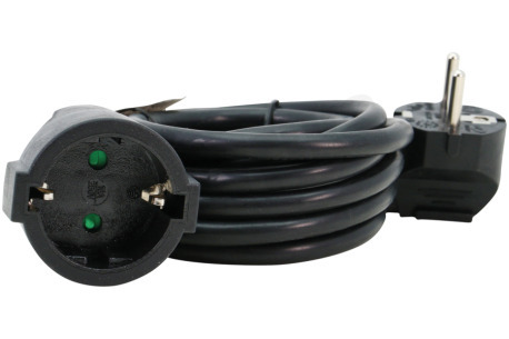 Q-Link Snoer 3x 1.5mm2 3 Meter Zwart