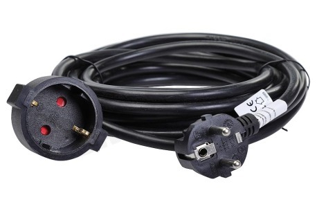 Q-Link Snoer 3x 1.5mm2 5 Meter Zwart
