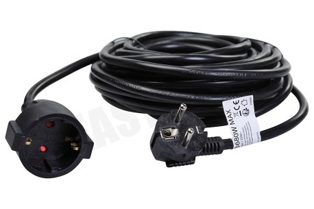 Q-Link Snoer 3x 1.5mm2 10 Meter Zwart