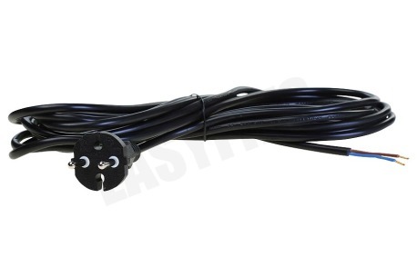 Universeel Snoer H05VVF 2x0.75mm2 zwart 6M soepel