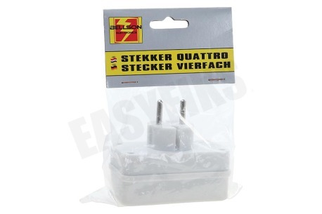 Elektra 4 voudige verloop stekker