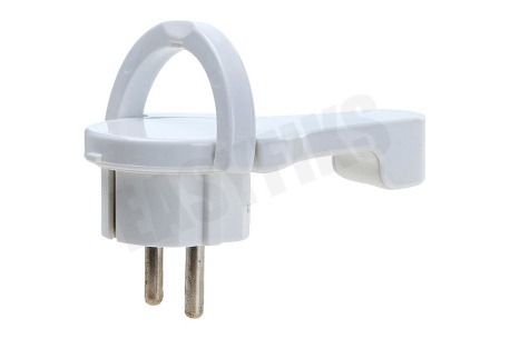 Q-Link Stekker 16A 3600Watt plat RA wit