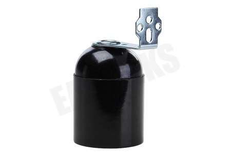 Q-Link Lamphouder E27 60W zwart