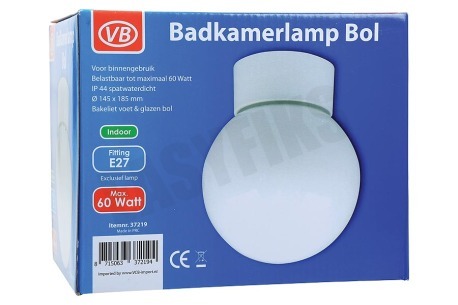 VB Bol lamp met fitting