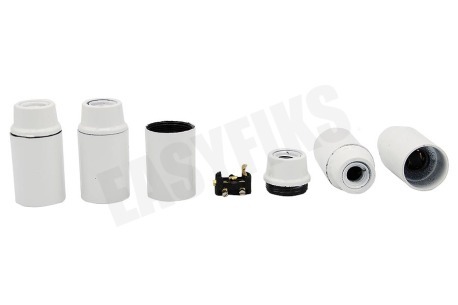 Elektra Lamphouder E14 glad wit