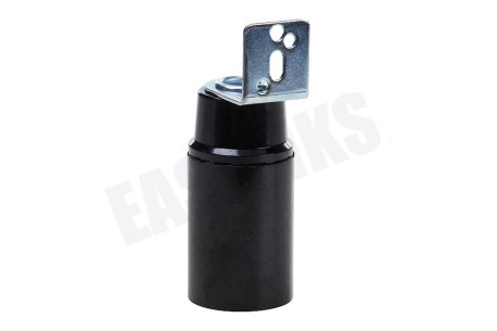 Elektra Lamphouder E14 glad zwart