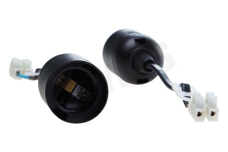 Q-Link Lamphouder E27 60W glad zwart