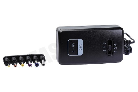 HQ Power Netadapter Universeel 500 Mah 5-12V gestabiliseerd