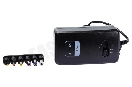 HQ Power Netadapter Universeel 1000 Mah 3-12V gestabiliseerd