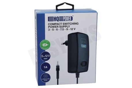 HQ Power Netadapter Universeel 1000 Mah 3-12V gestabiliseerd