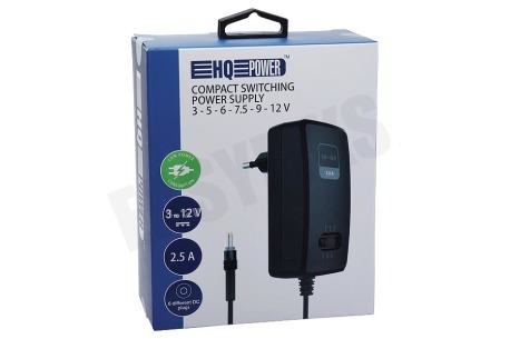 HQ Power Netadapter Universeel 2500 Mah 3-12V gestabiliseerd