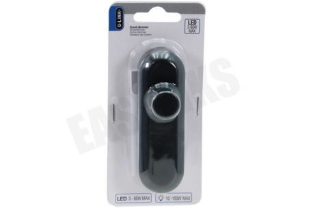 Q-Link LED Snoerdimmer Zwart