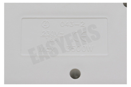 Easyfiks Beveiliging combischakelaar 3500W, 16A 230V