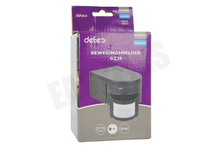 Detec GZ20 Bewegingsmelder Buiten Zwart