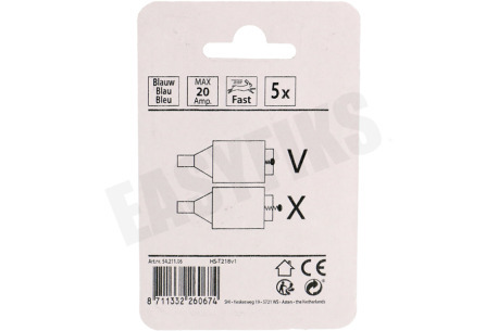 Q-Link Zekering 20A snel blauw 20 ampere