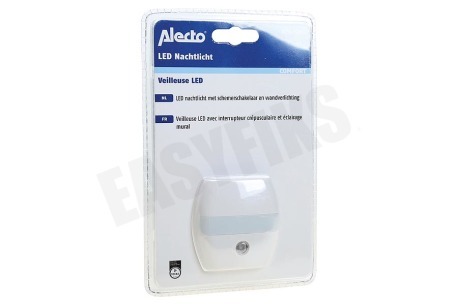 Alecto ANV-21 LED nachtlicht met schemerschakelaar en wandverlichting
