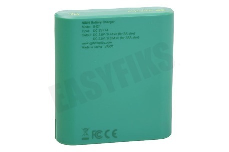 GP B421 USB Batterijlader Recyko 4x AAA 850mAh