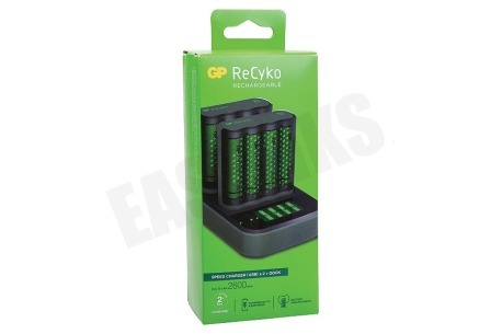 GP M451 USB Batterijlader Dockingstation Recyko 8x AA 2600mAh