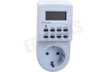 Q-Link 53.503.18 Schakelklok 16A 230v 3600W RA 20 programma's