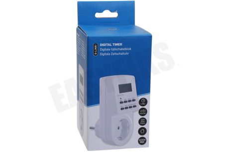 Q-Link 53.503.18 Schakelklok 16A 230v 3600W RA 20 programma's