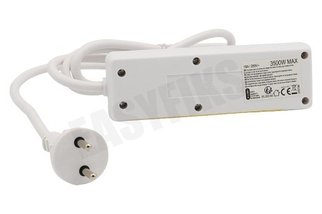 Q-Link Tafelcontactdoos 2x 1.5mm 1.5 Meter Wit