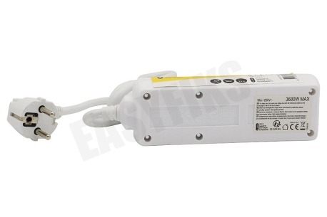 Q-Link Tafelcontactdoos 3x 1.5mm2 1.5 Meter Wit