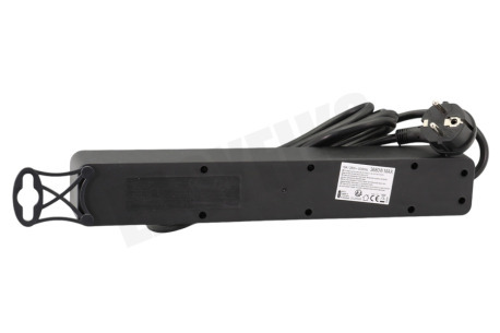 Q-Link Tafelcontactdoos 3x 1.5mm2 1.5 Meter Zwart