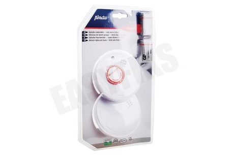 Alecto SA-18 TWIN Rookmelder met time-out/test knop, 2 stuks