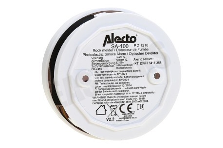Alecto SA-100 Mini Optische Rookmelder
