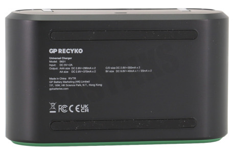 GP GP B631 USB batterijlader GP B631 Universeel